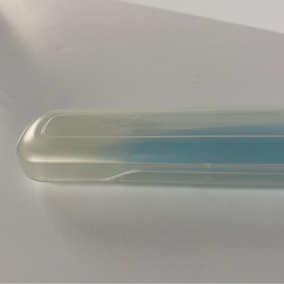 Glasslock Jr. Baby Spoon With Case Soft Safe Blue Silverware - Picture 10 of 14